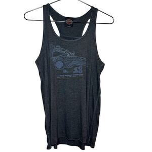 Harley Davidson Women's XL Willie G 2013 Daytona Bike Week Gray Tank Top